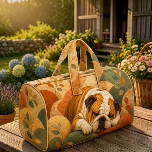 Borsone trapuntato bulldog - borsone,