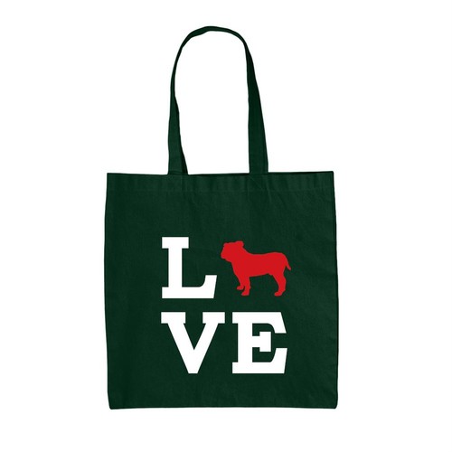 Love bulldog silhouette - silhouette,