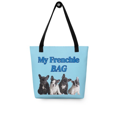 Borsa tote cuccioli bulldog